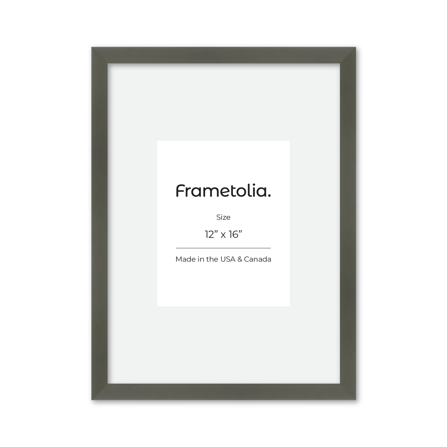 12" x 16" Gray Manhattan Wall Frame