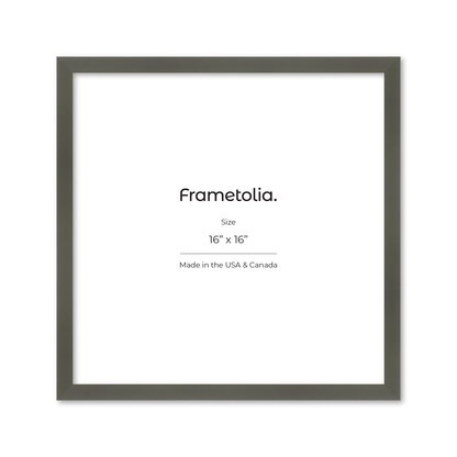 16" x 16" Gray Manhattan Wall Frame
