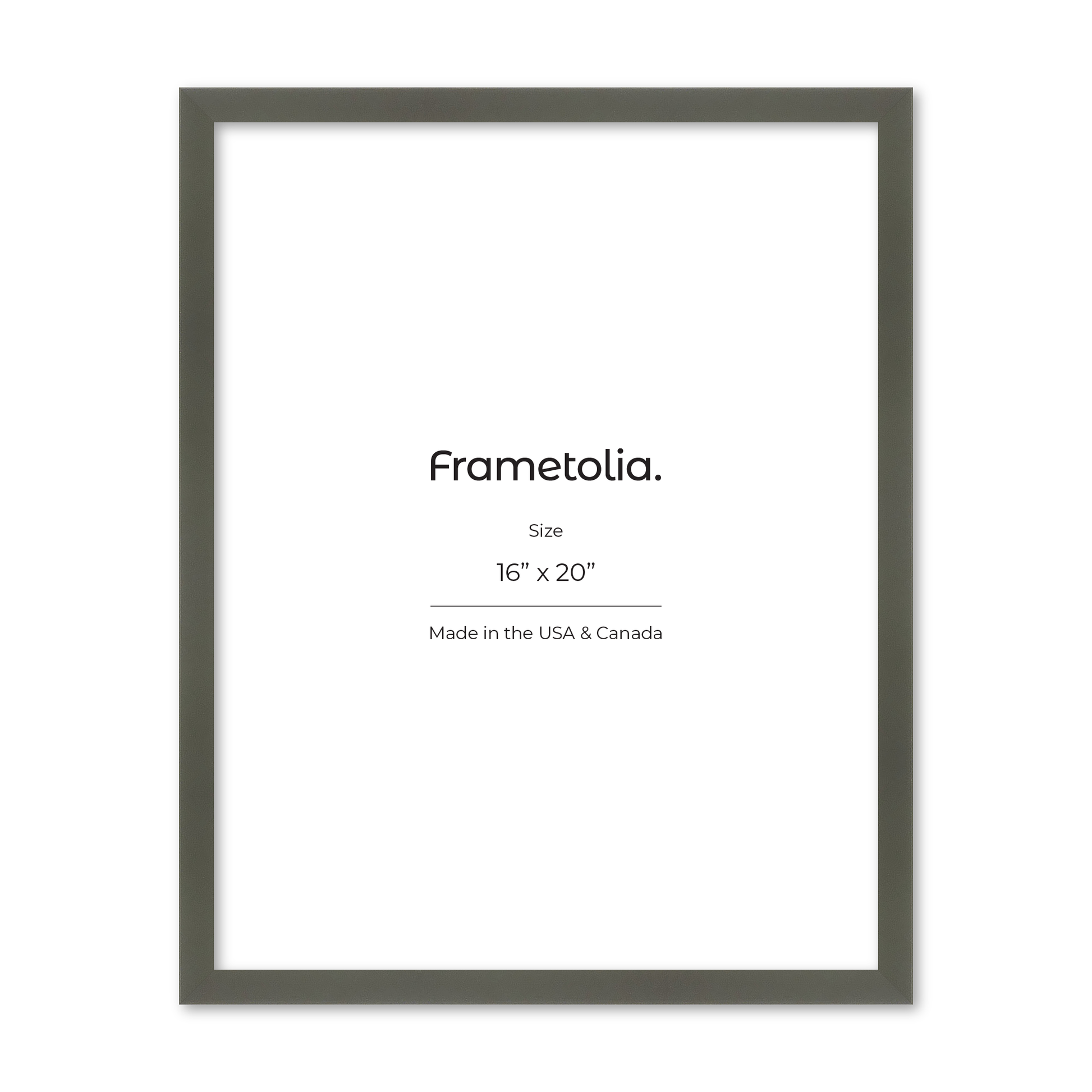 16" x 20" Gray Manhattan Wall Frame