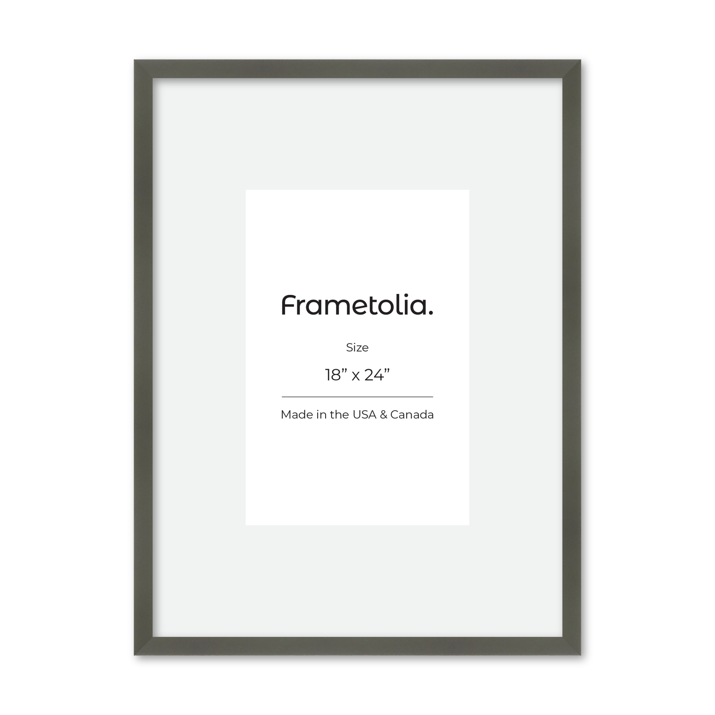 18" x 24" Gray Manhattan Wall Frame