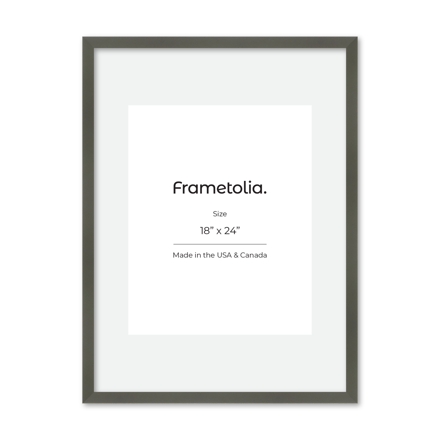 18" x 24" Gray Manhattan Wall Frame