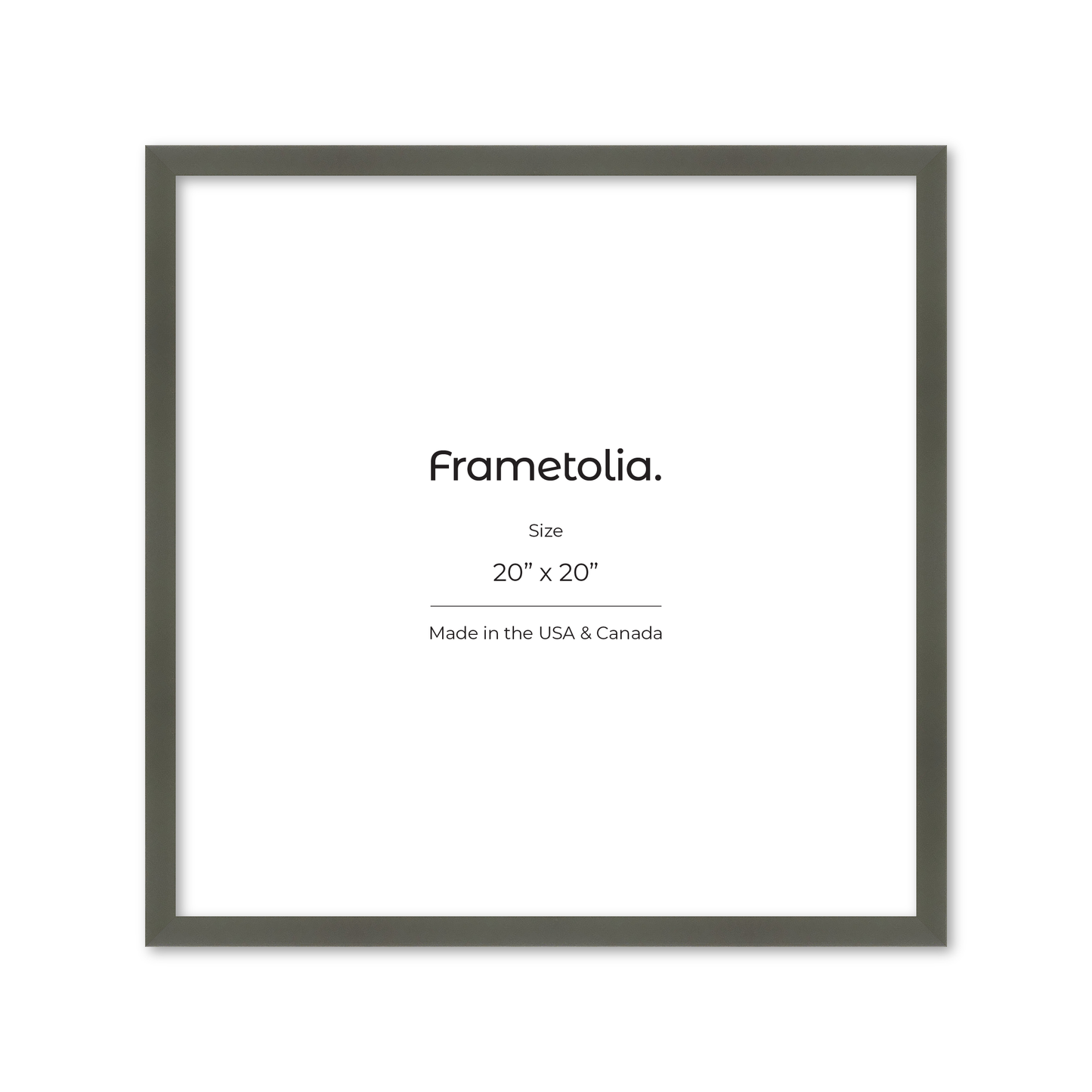 20" x 20" Gray Manhattan Wall Frame