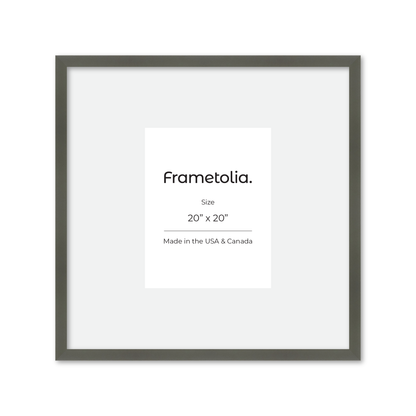20" x 20" Gray Manhattan Wall Frame
