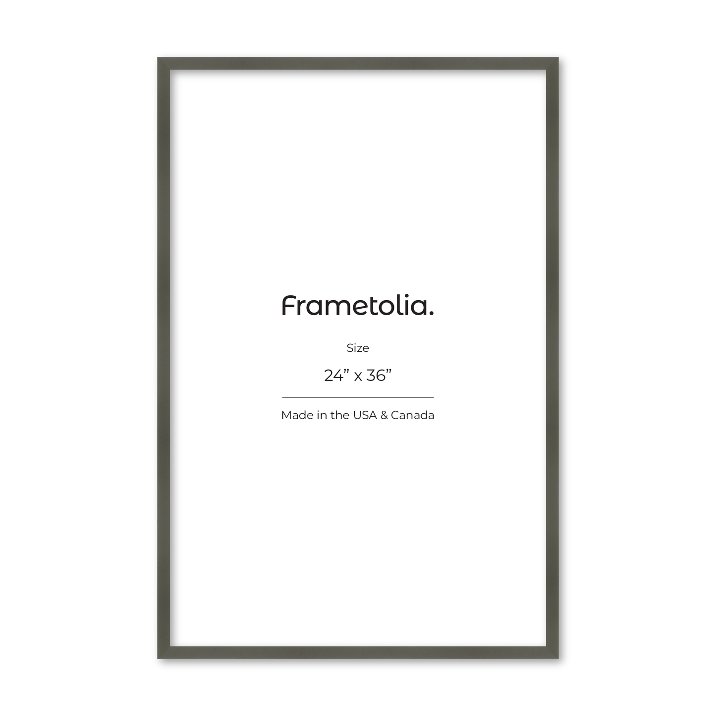 24" x 36" Gray Manhattan Wall Frame