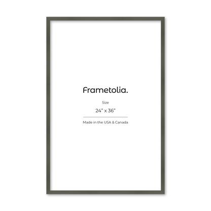 24" x 36" Gray Manhattan Wall Frame