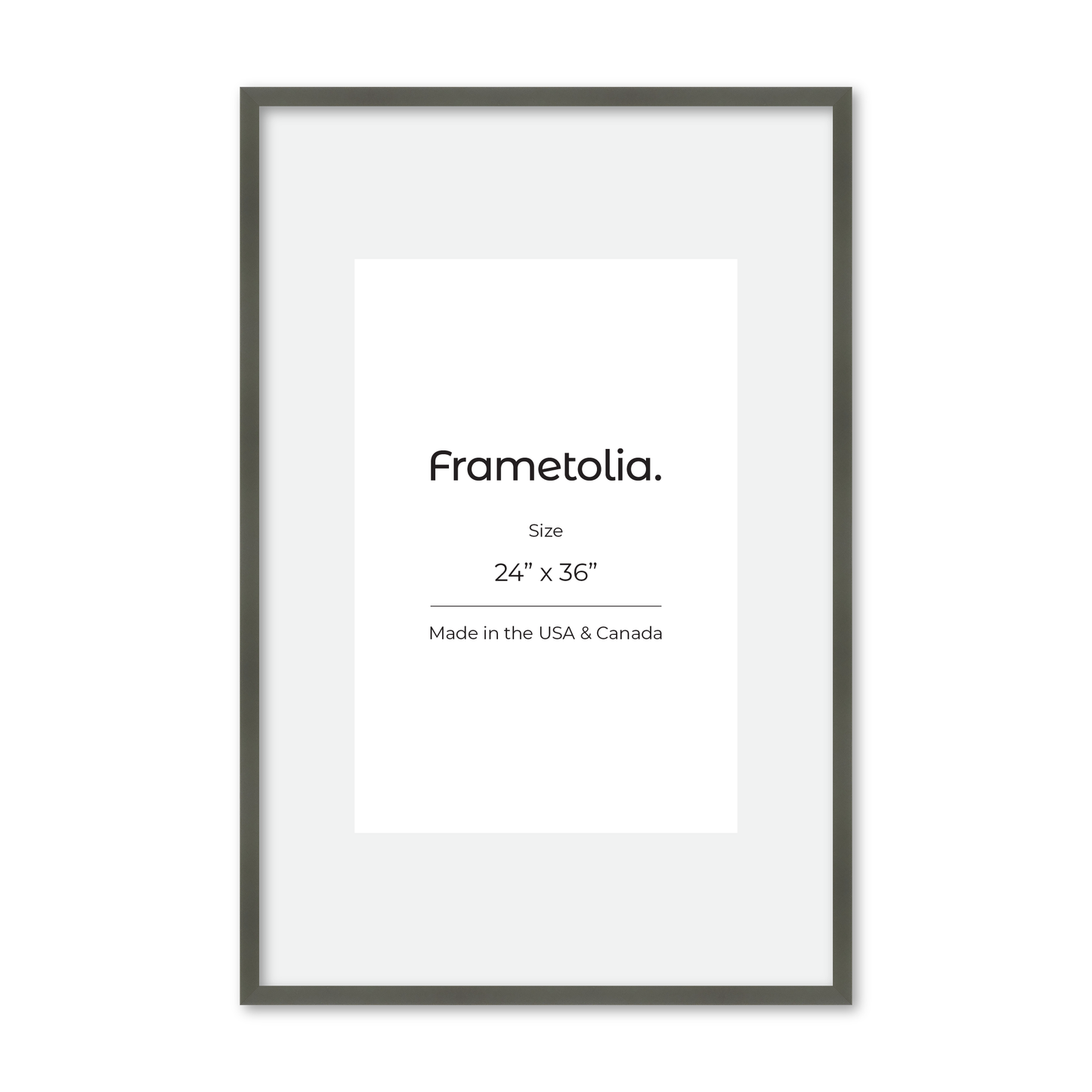 24" x 36" Gray Manhattan Wall Frame