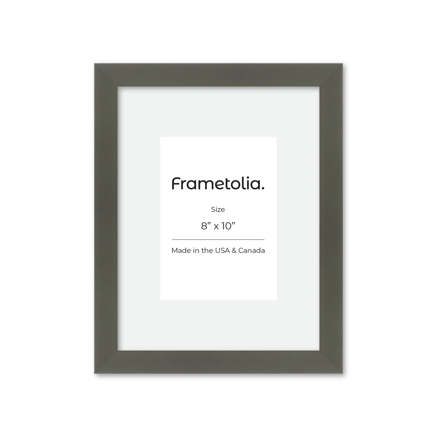 8" x 10" Gray Manhattan Wall Frame