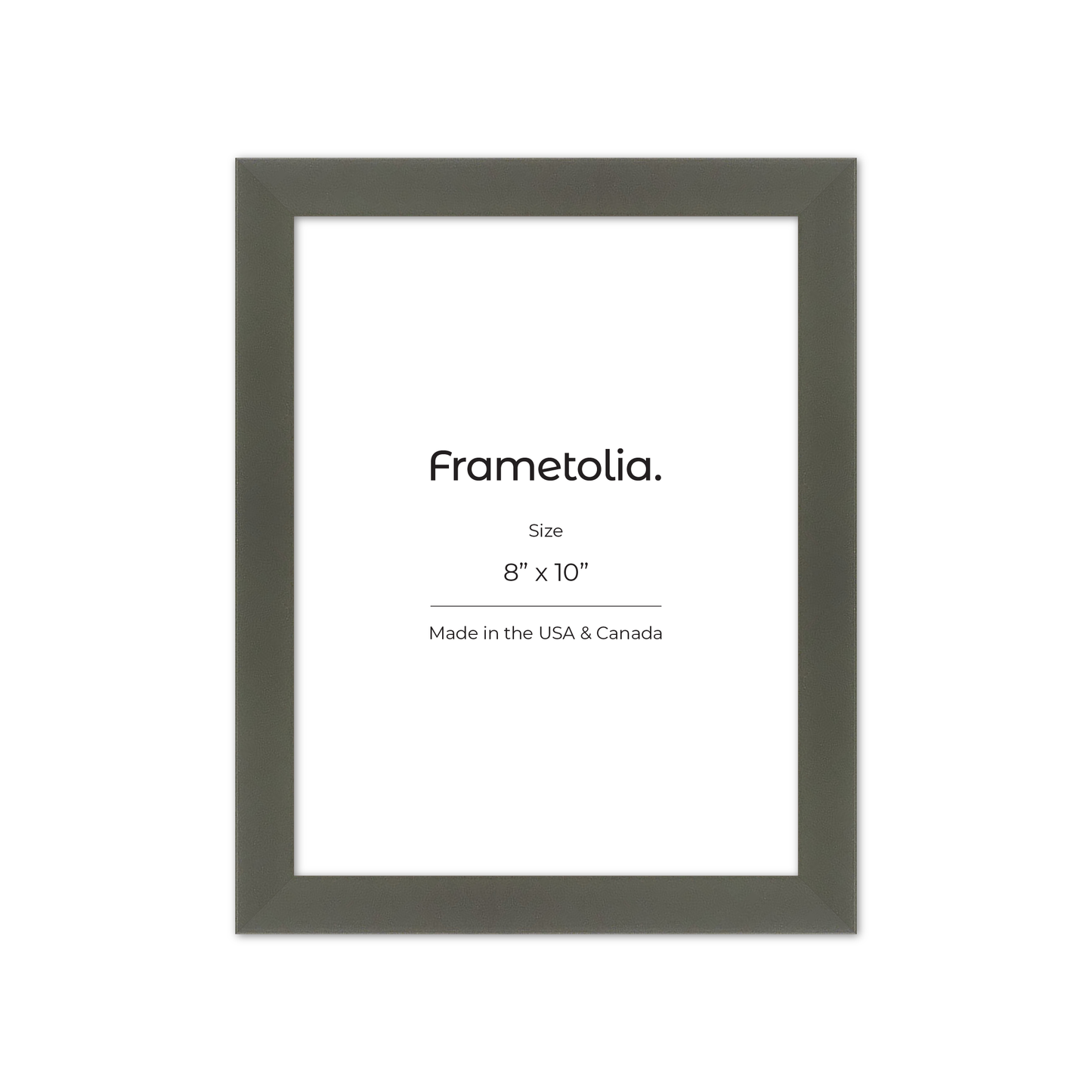 8" x 10" Gray Manhattan Wall Frame