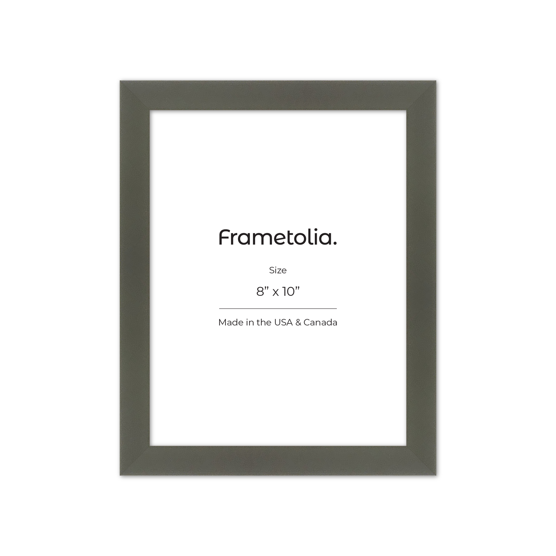 8" x 10" Gray Manhattan Wall Frame