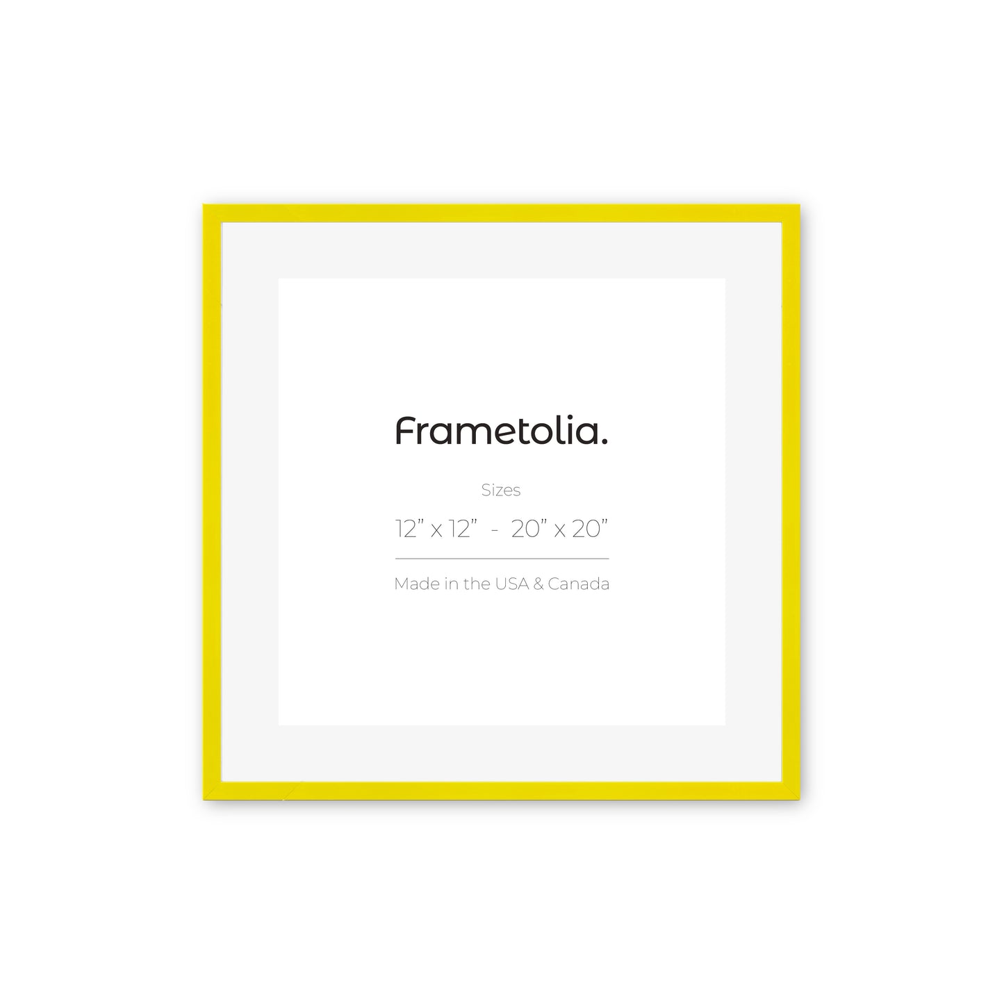 Sunburst Yellow Aurora Wall Frame