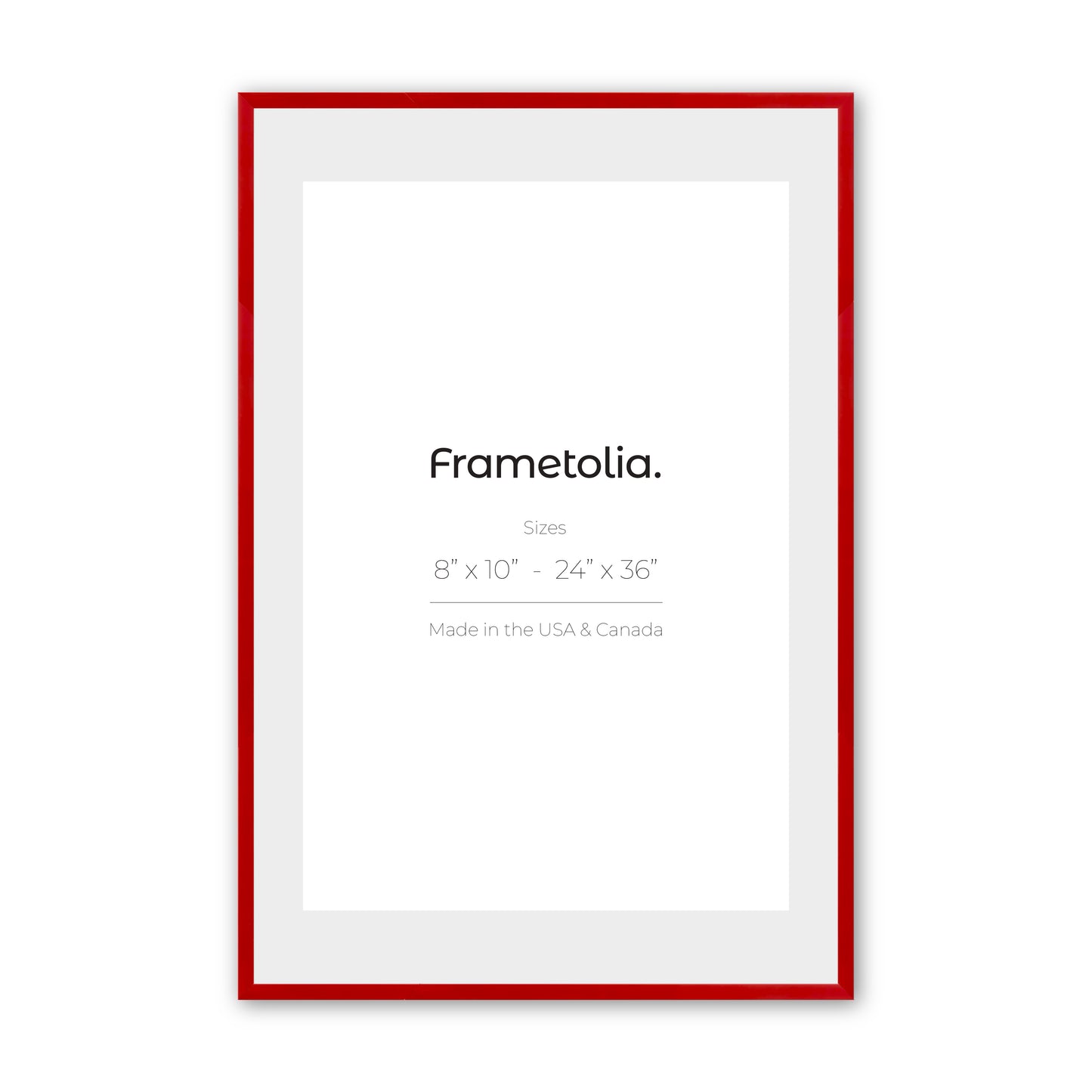 Cherry Red Aurora Wall Frame
