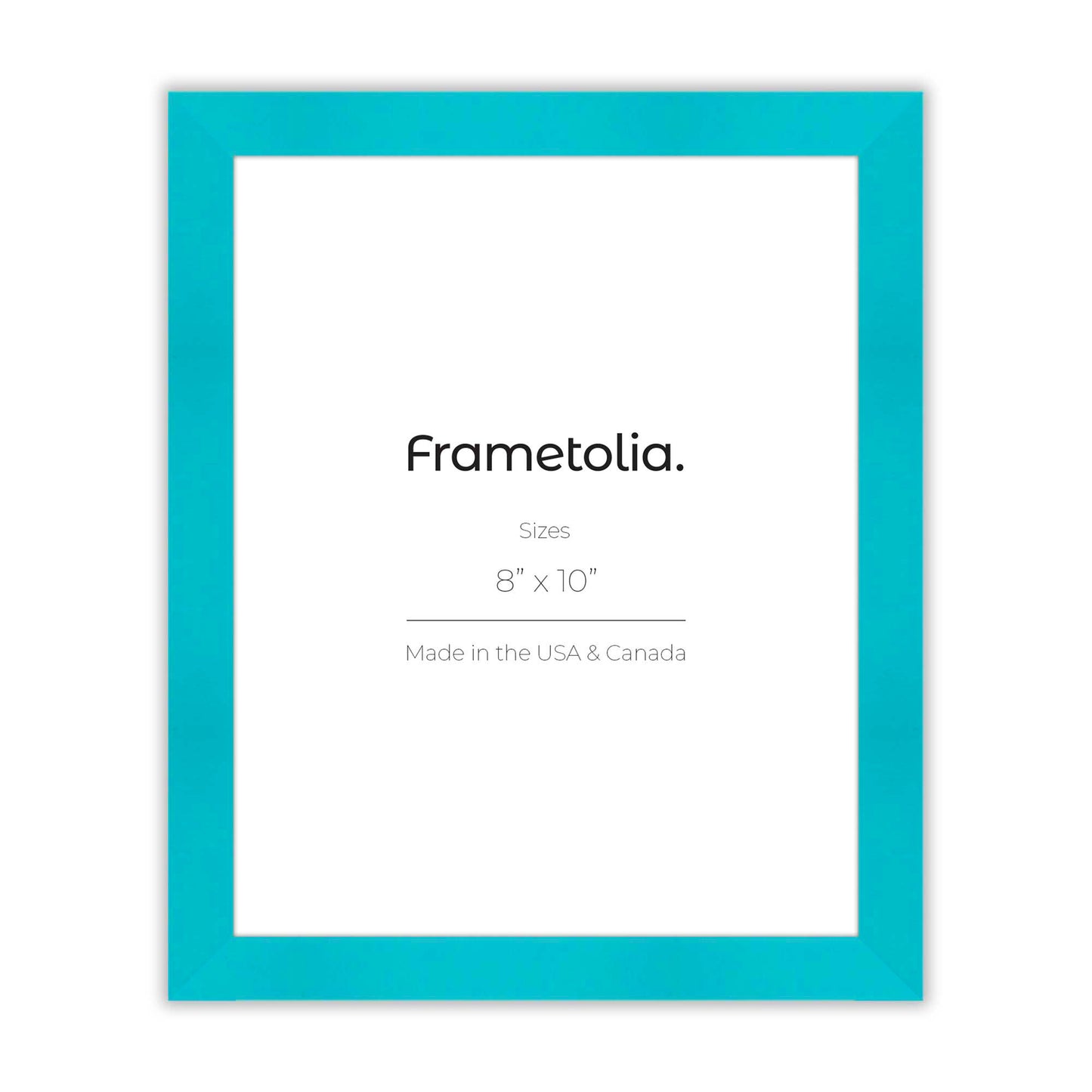 Capri Teal Narrow Width Wall Frame