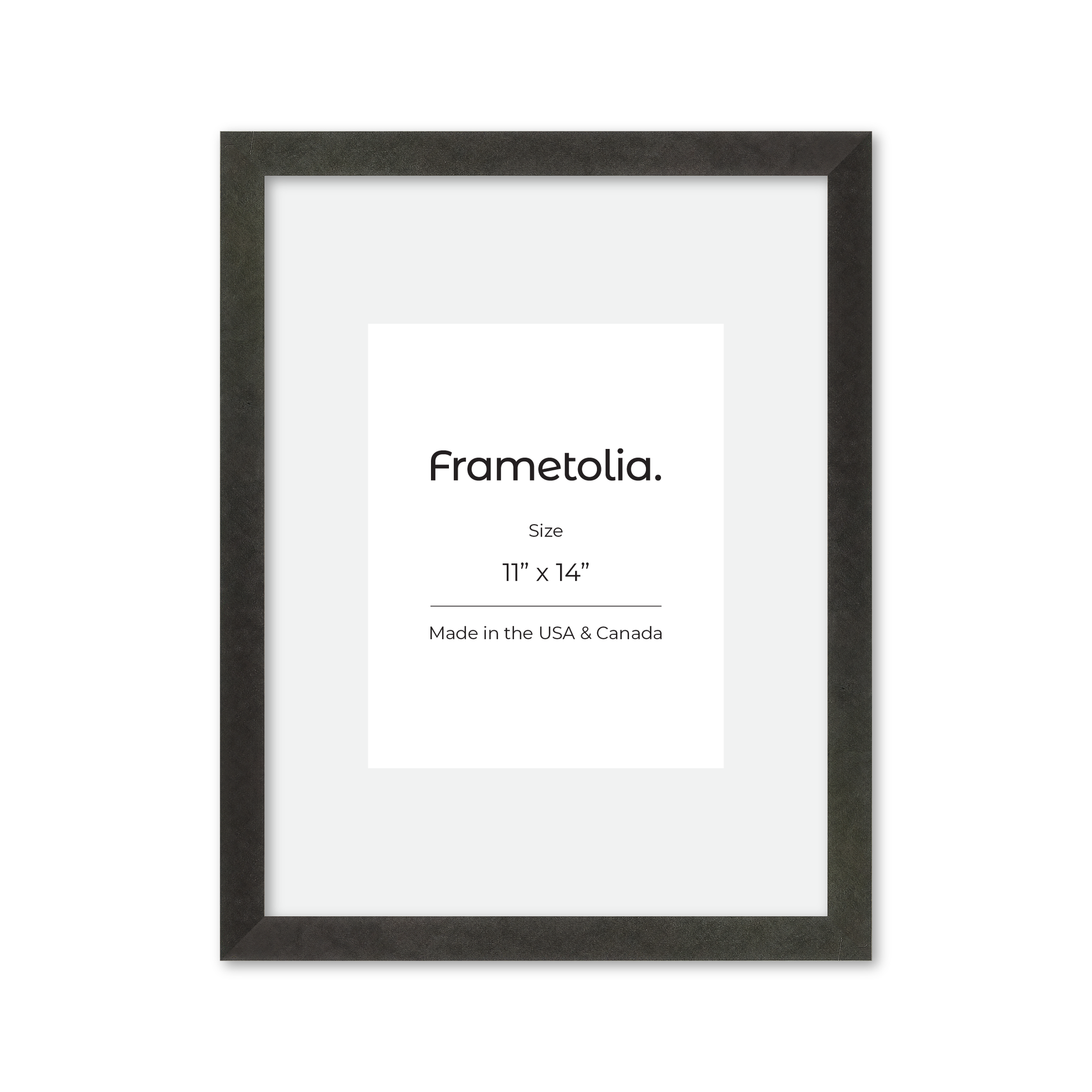 11" x 14" Charcoal Vienna Wall Frame
