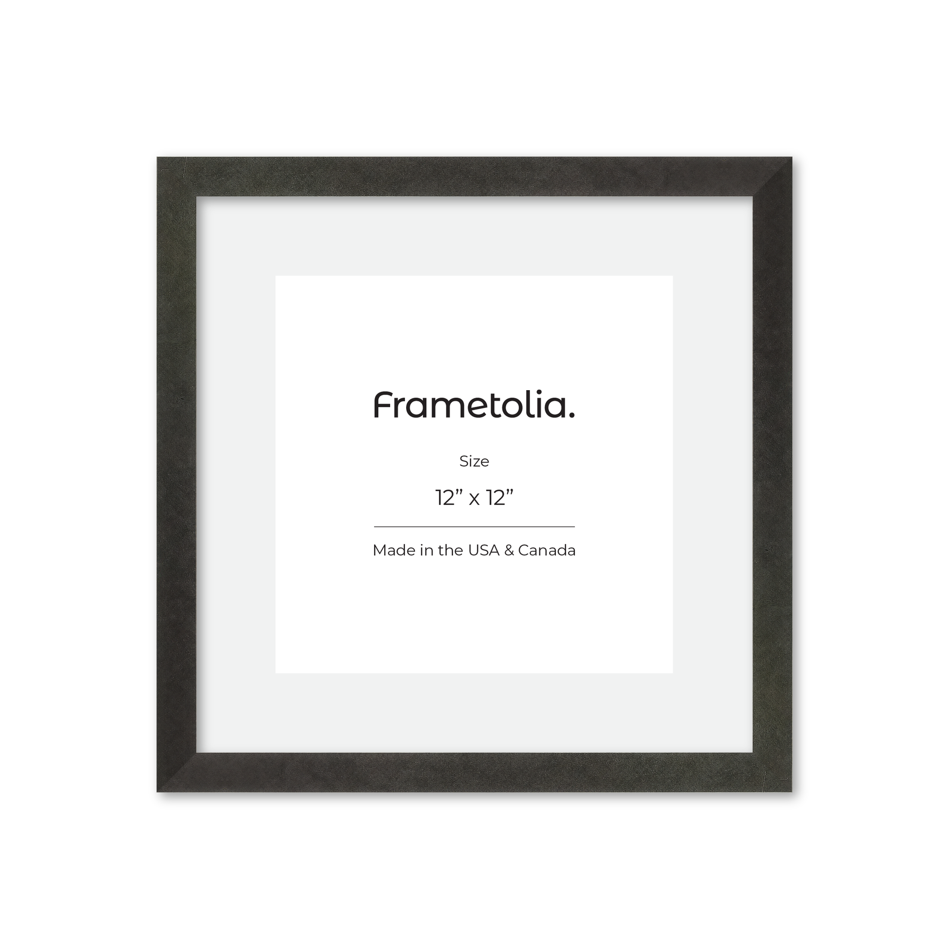 12" x 12" Charcoal Vienna Wall Frame
