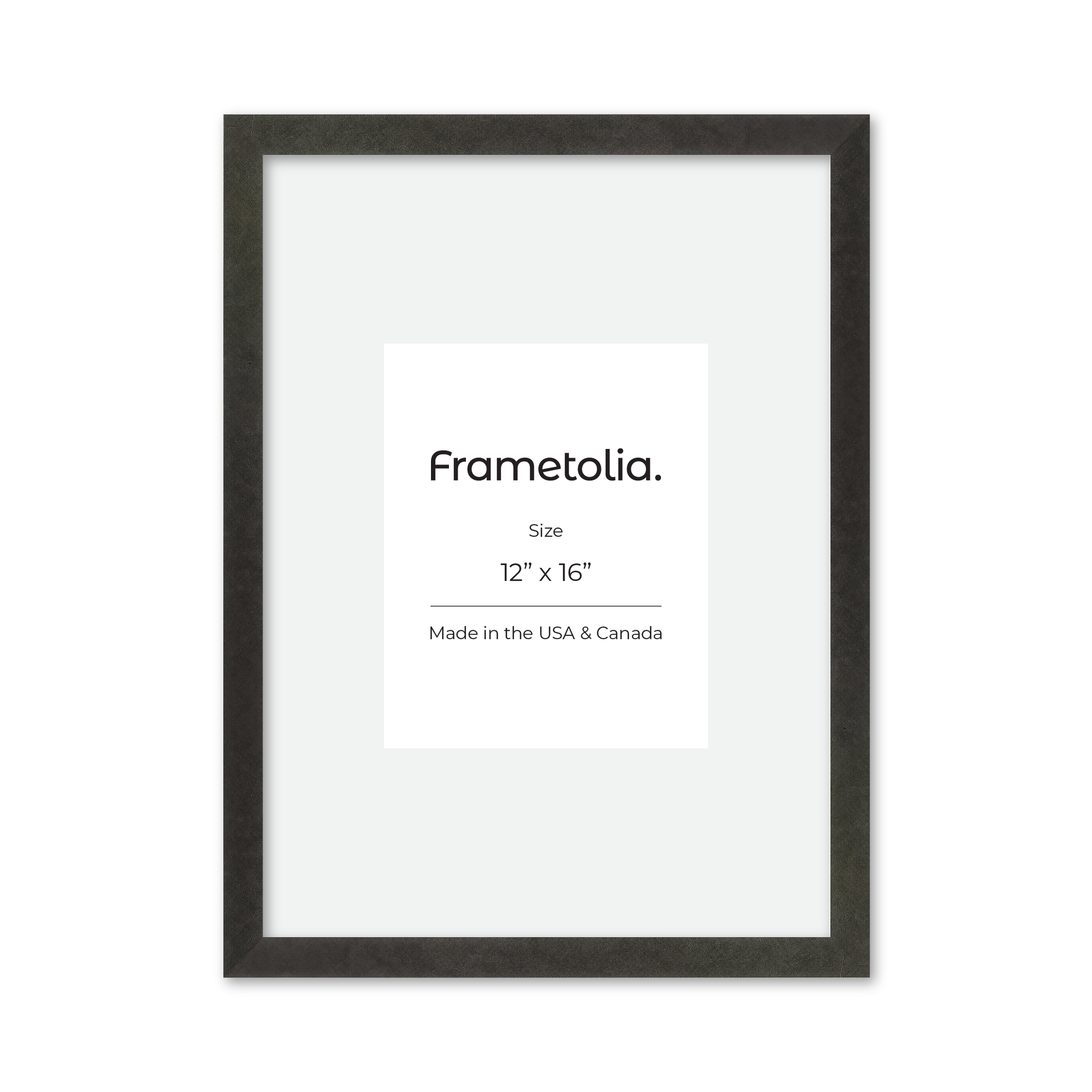 12" x 16" Charcoal Vienna Wall Frame