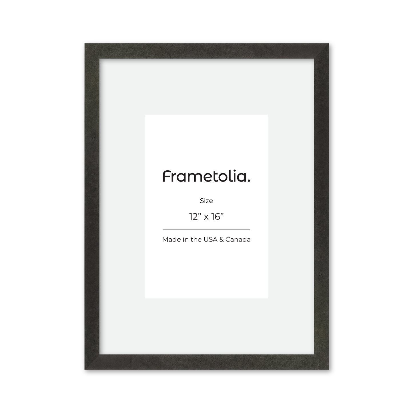 12" x 16" Charcoal Vienna Wall Frame