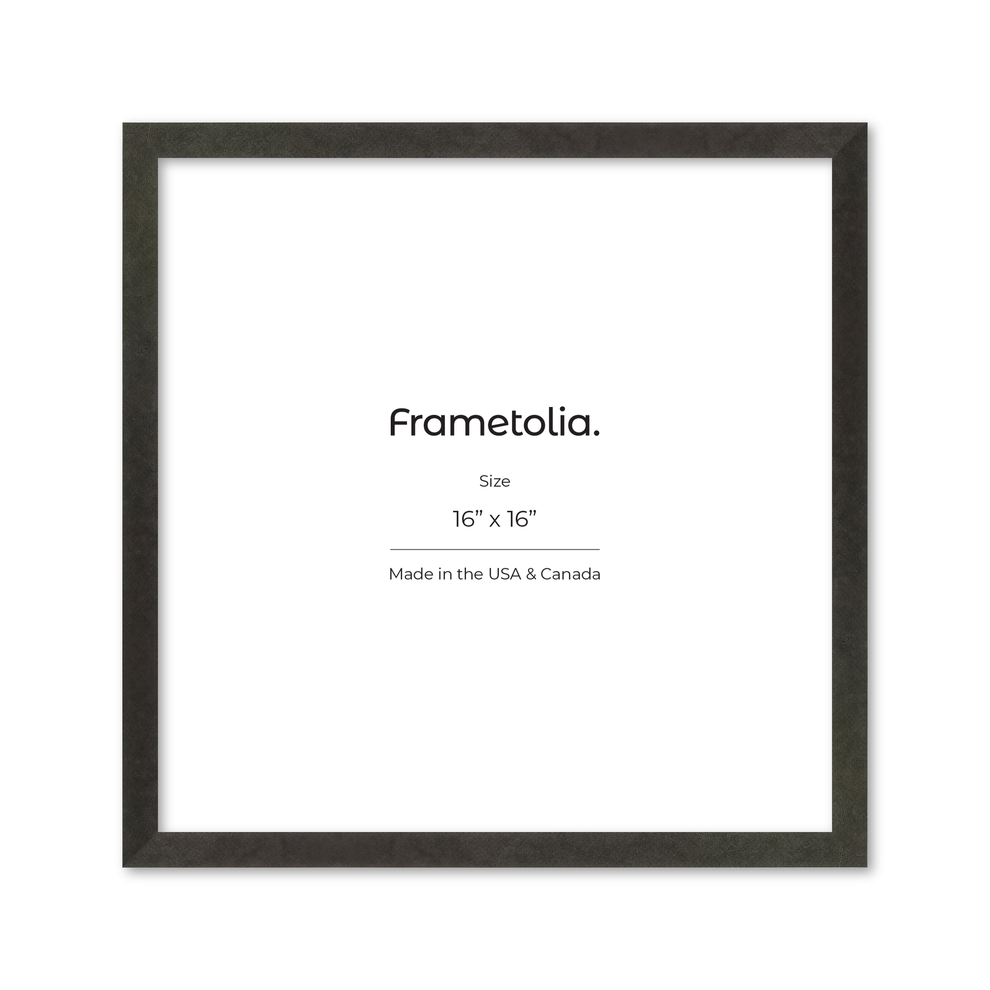 16" x 16" Charcoal Vienna Wall Frame