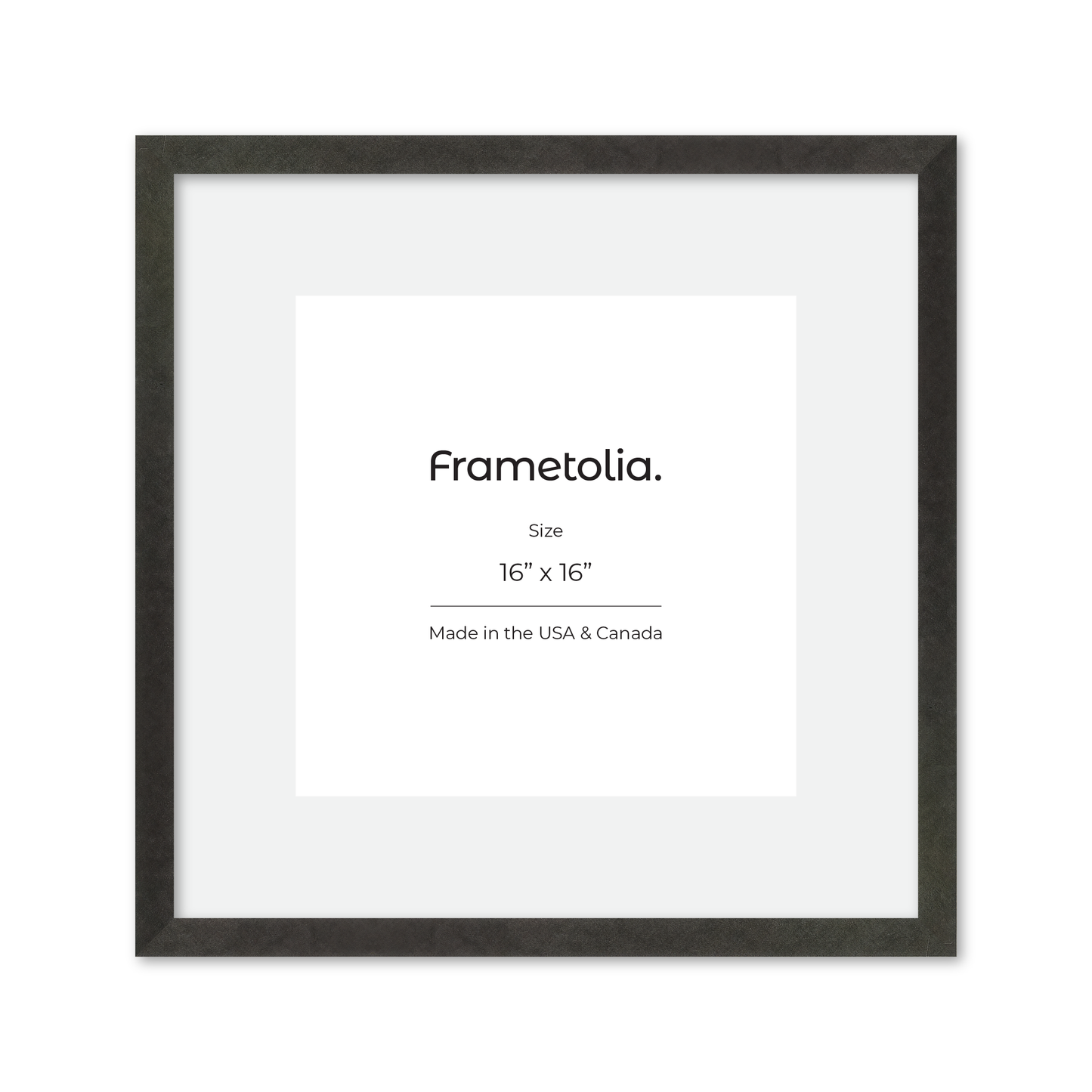 16" x 16" Charcoal Vienna Wall Frame