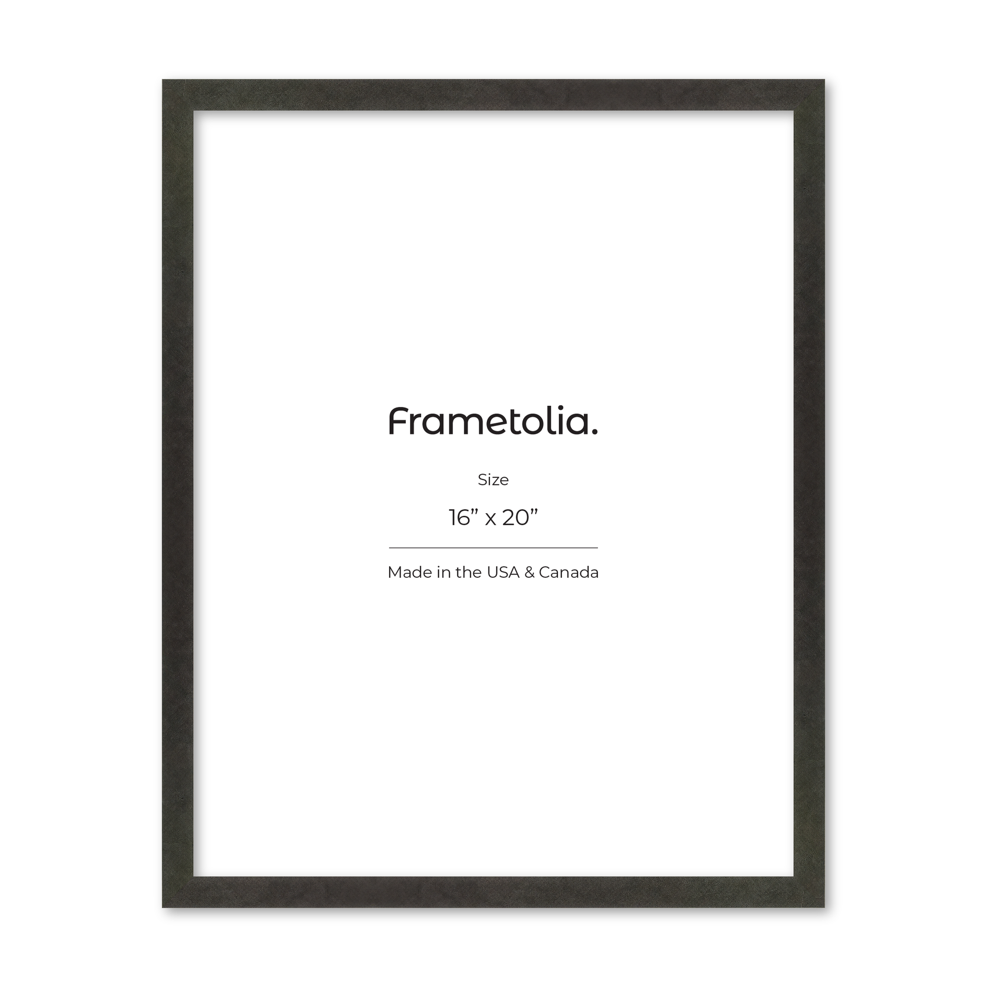 16" x 20" Charcoal Vienna Wall Frame