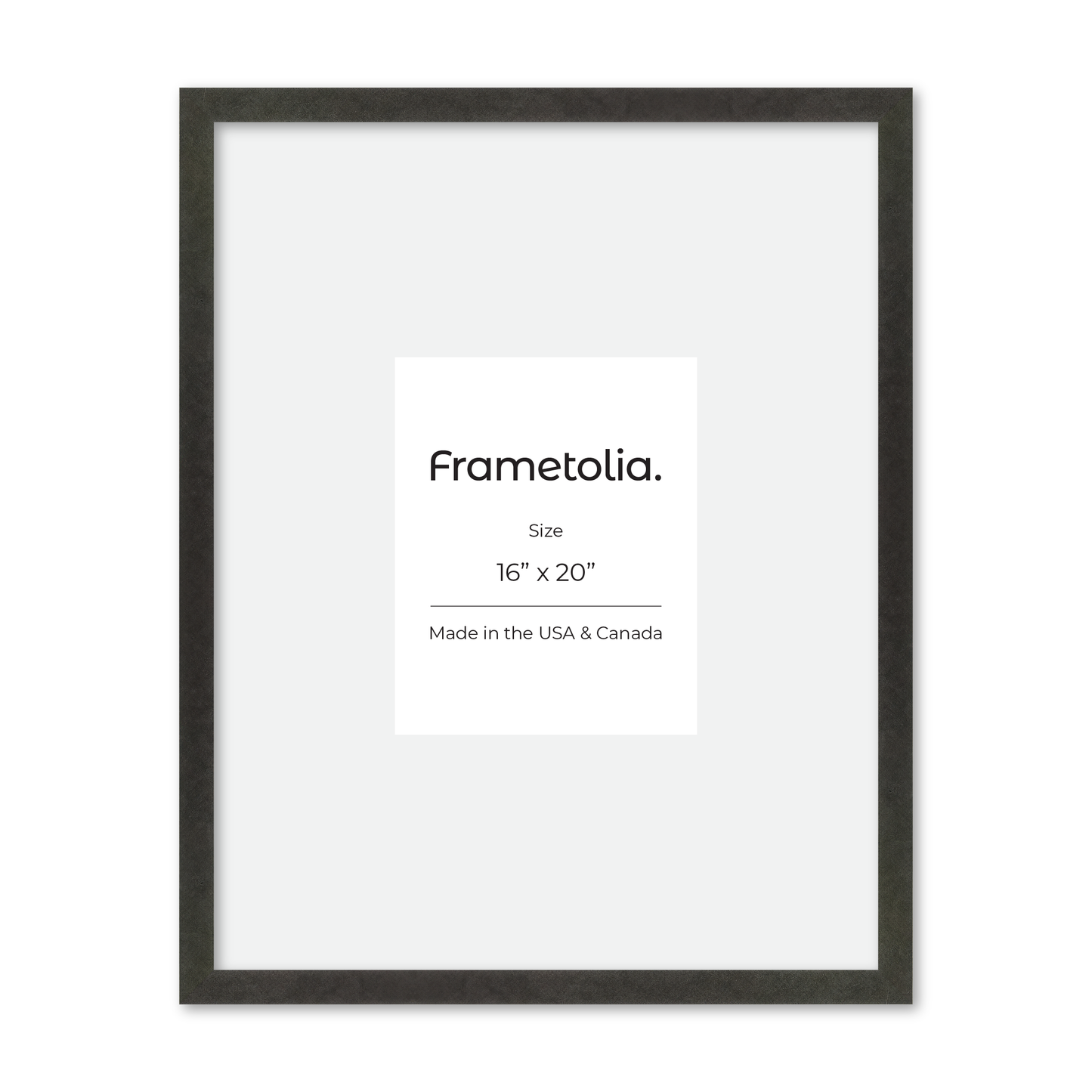 16" x 20" Charcoal Vienna Wall Frame