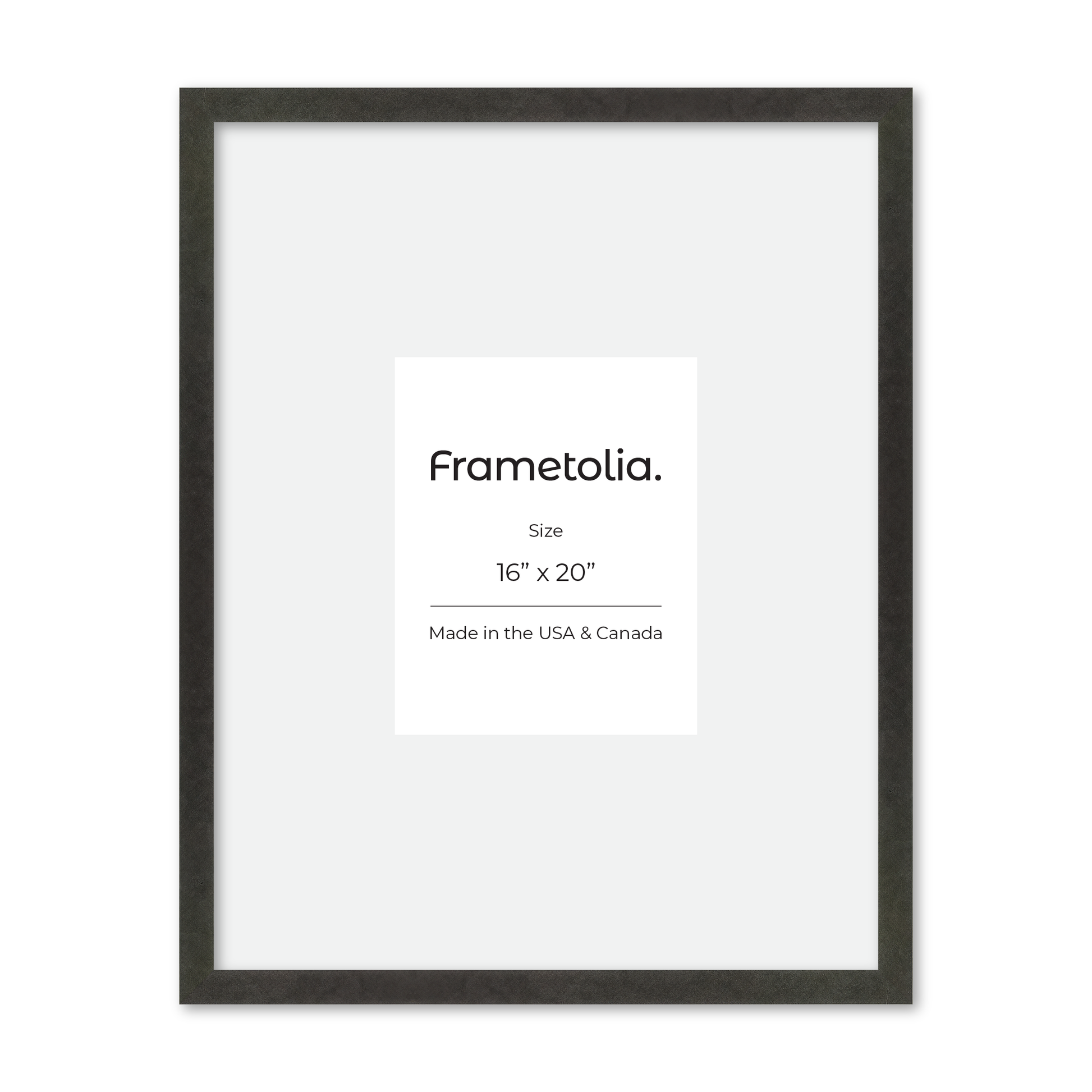 16" x 20" Charcoal Vienna Wall Frame