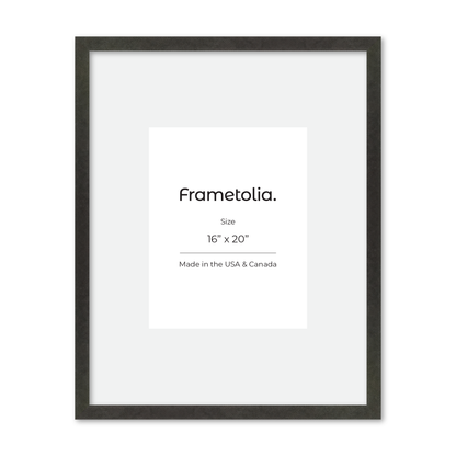 16" x 20" Charcoal Vienna Wall Frame
