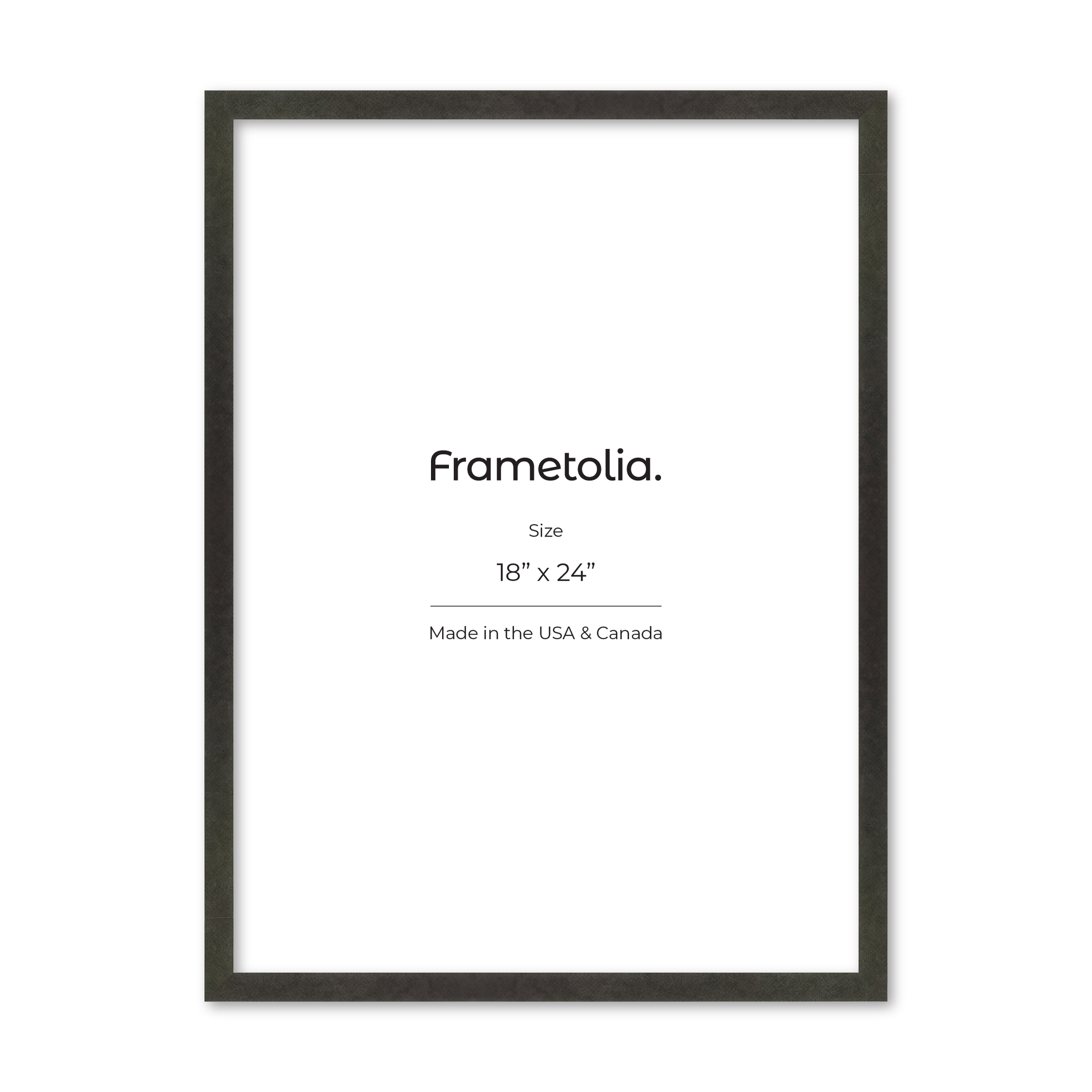 18" x 24" Charcoal Vienna Wall Frame
