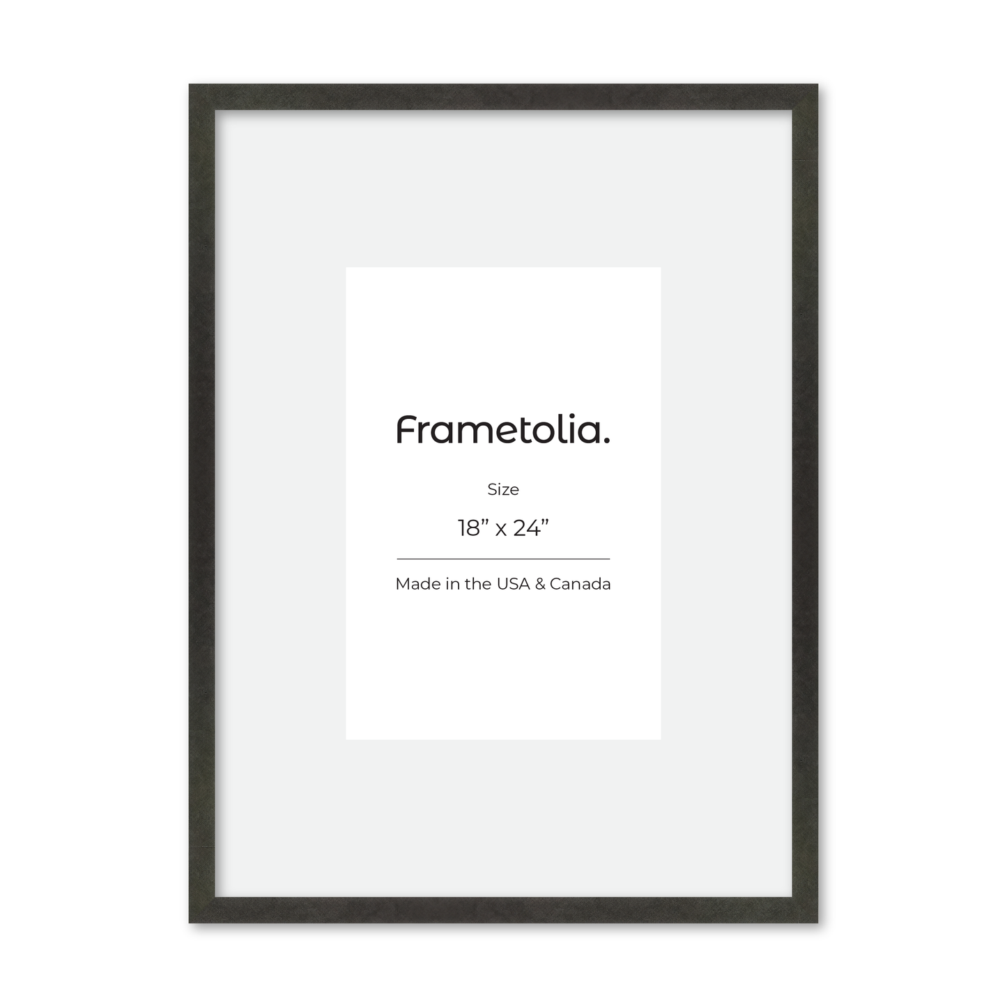18" x 24" Charcoal Vienna Wall Frame