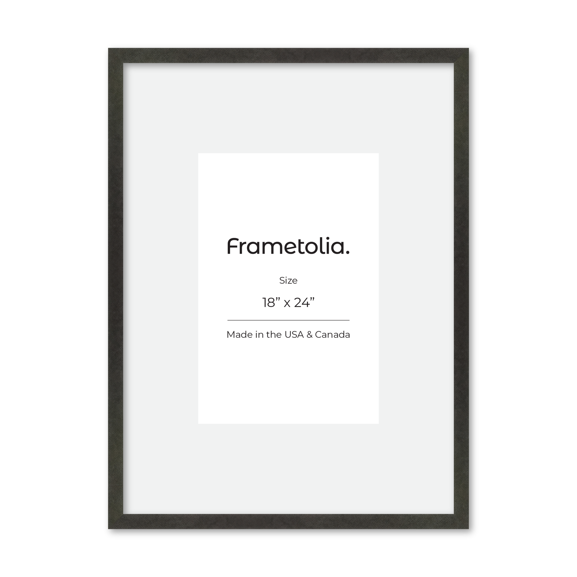 18" x 24" Charcoal Vienna Wall Frame