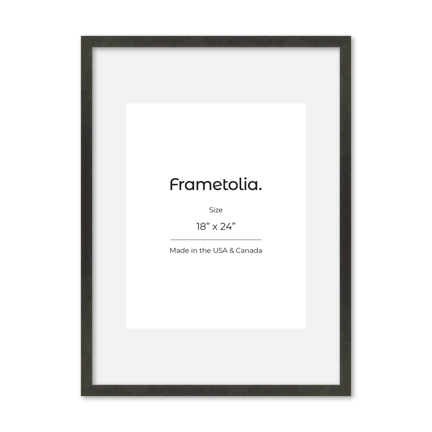 18" x 24" Charcoal Vienna Wall Frame