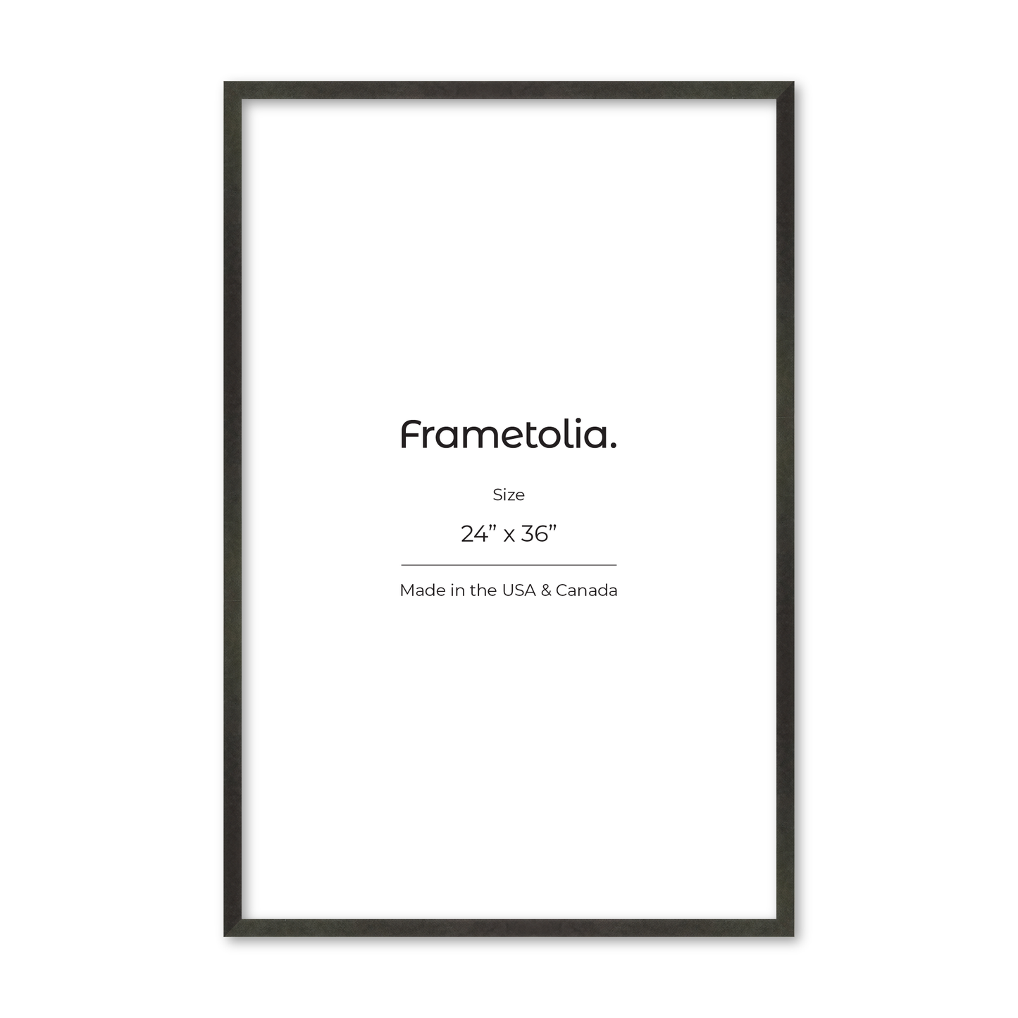 24" x 36" Charcoal Vienna Wall Frame