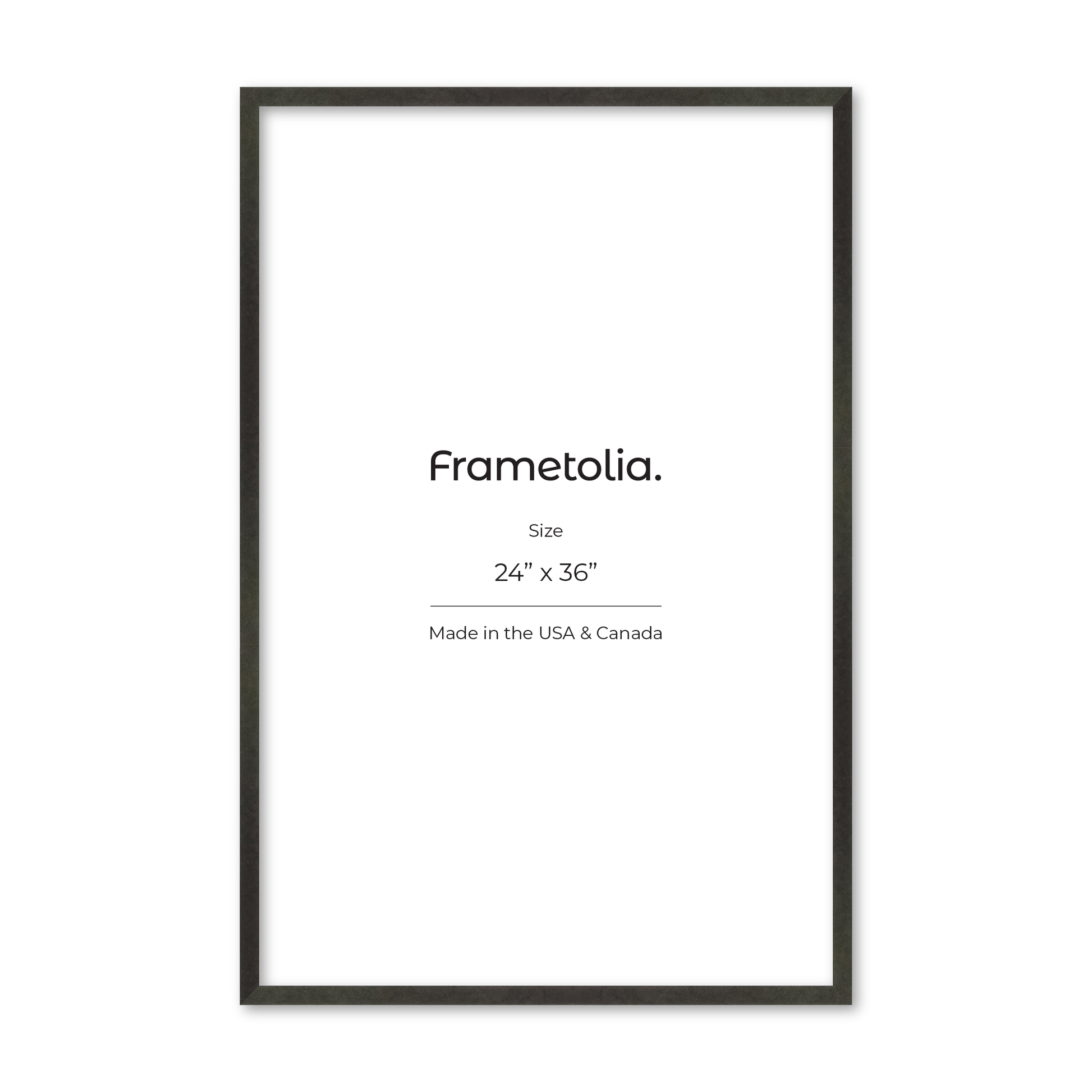 24" x 36" Charcoal Vienna Wall Frame