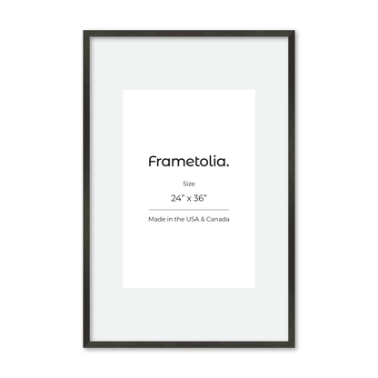 24" x 36" Charcoal Vienna Wall Frame