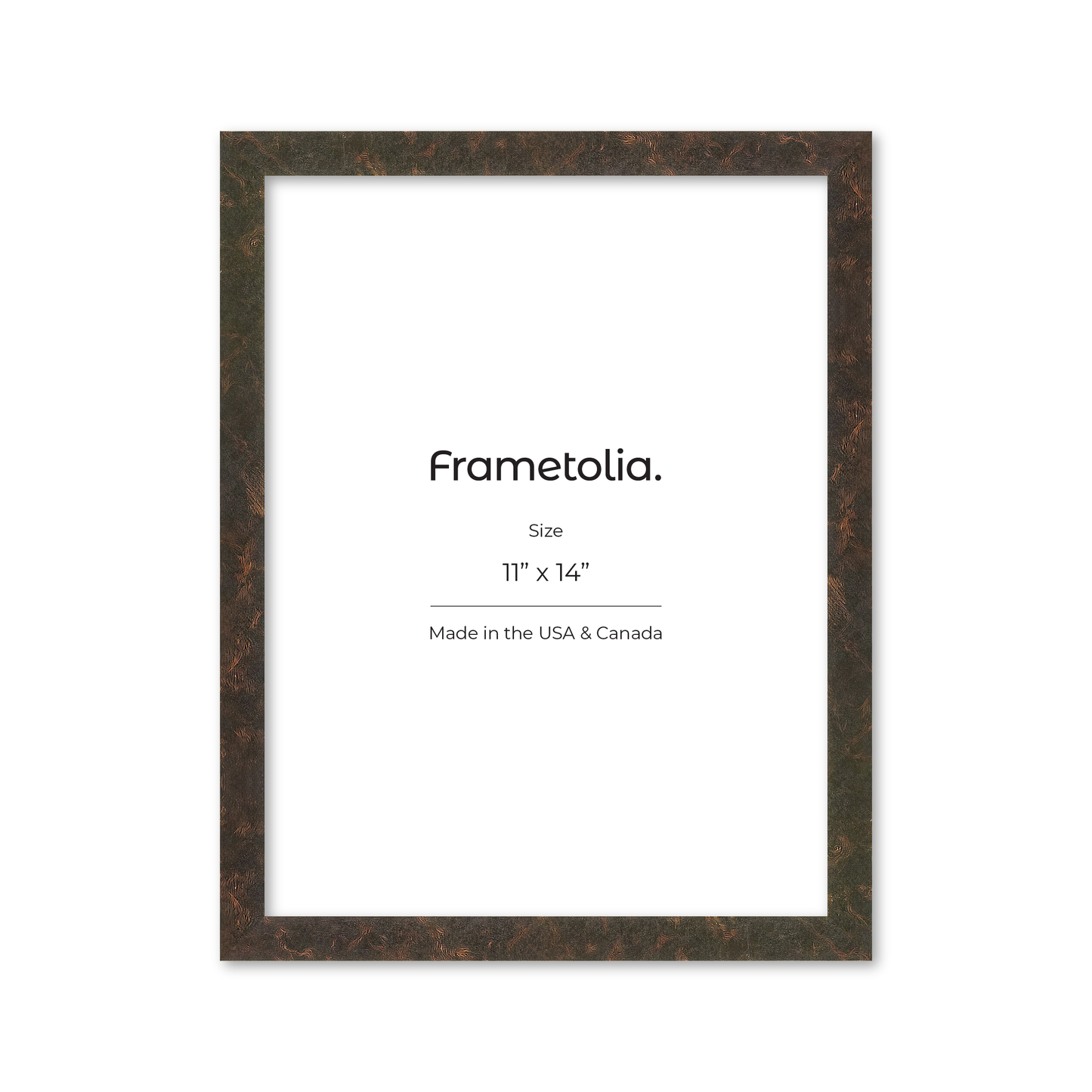 11" x 14" Rich Brown Vienna Wall Frame