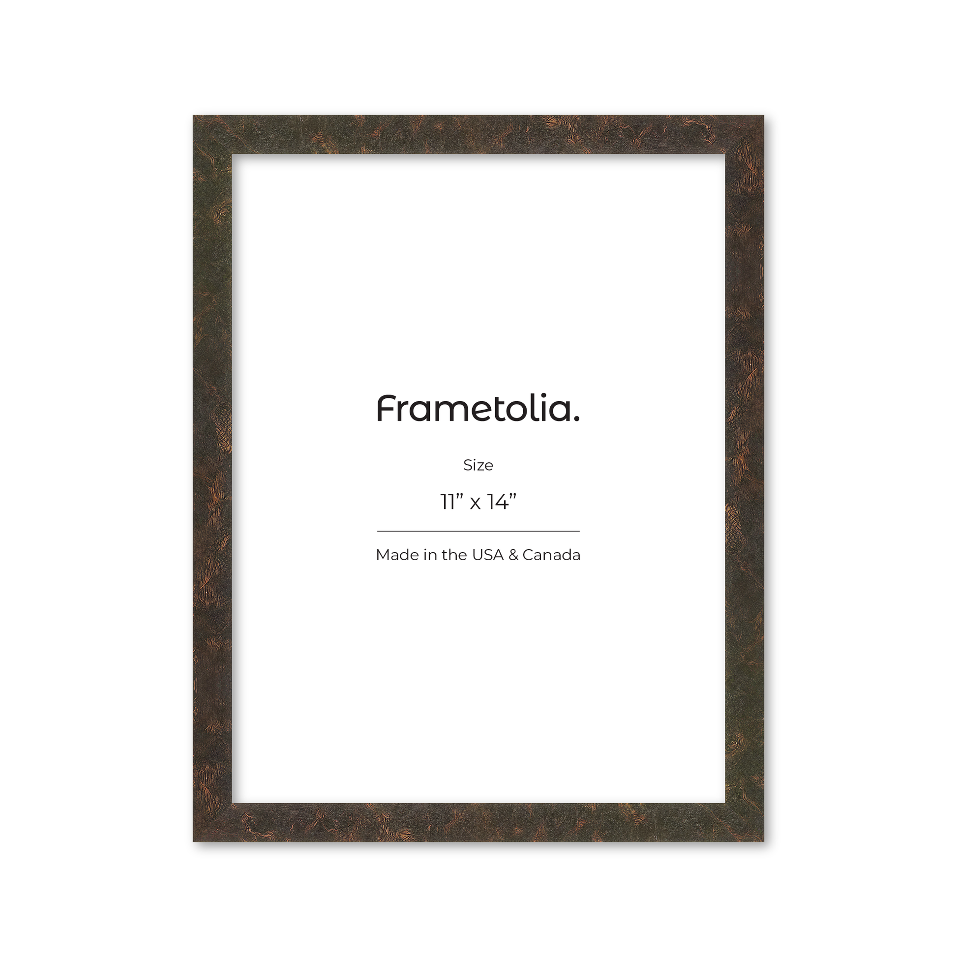 11" x 14" Rich Brown Vienna Wall Frame