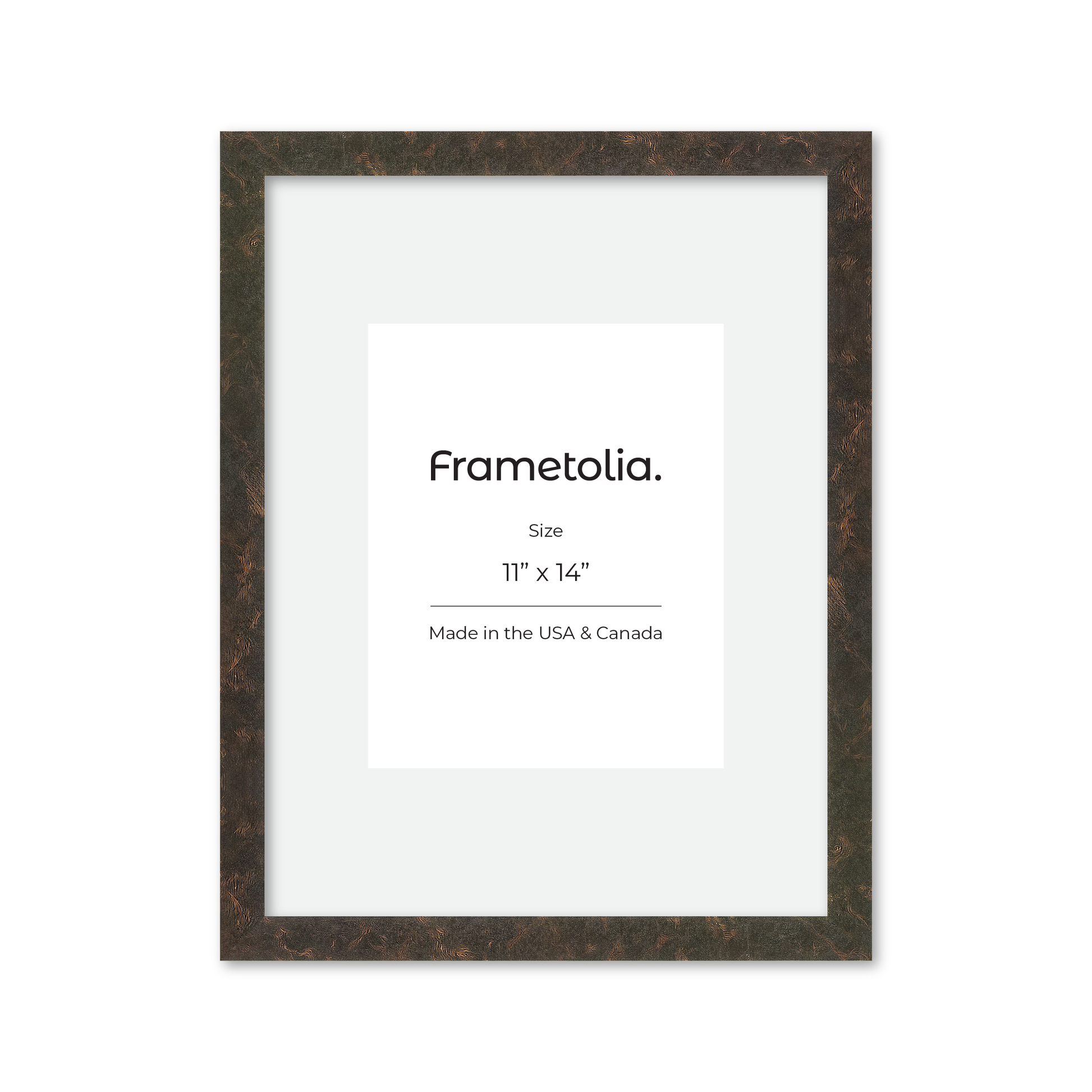 11" x 14" Rich Brown Vienna Wall Frame