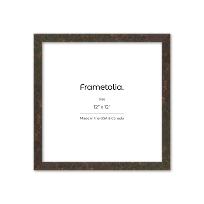 12" x 12" Rich Brown Vienna Wall Frame