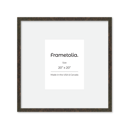 20" x 20" Rich Brown Vienna Wall Frame