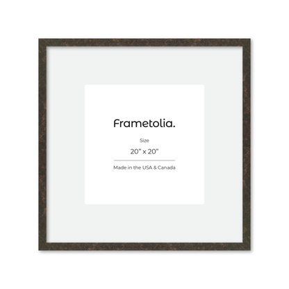 20" x 20" Rich Brown Vienna Wall Frame