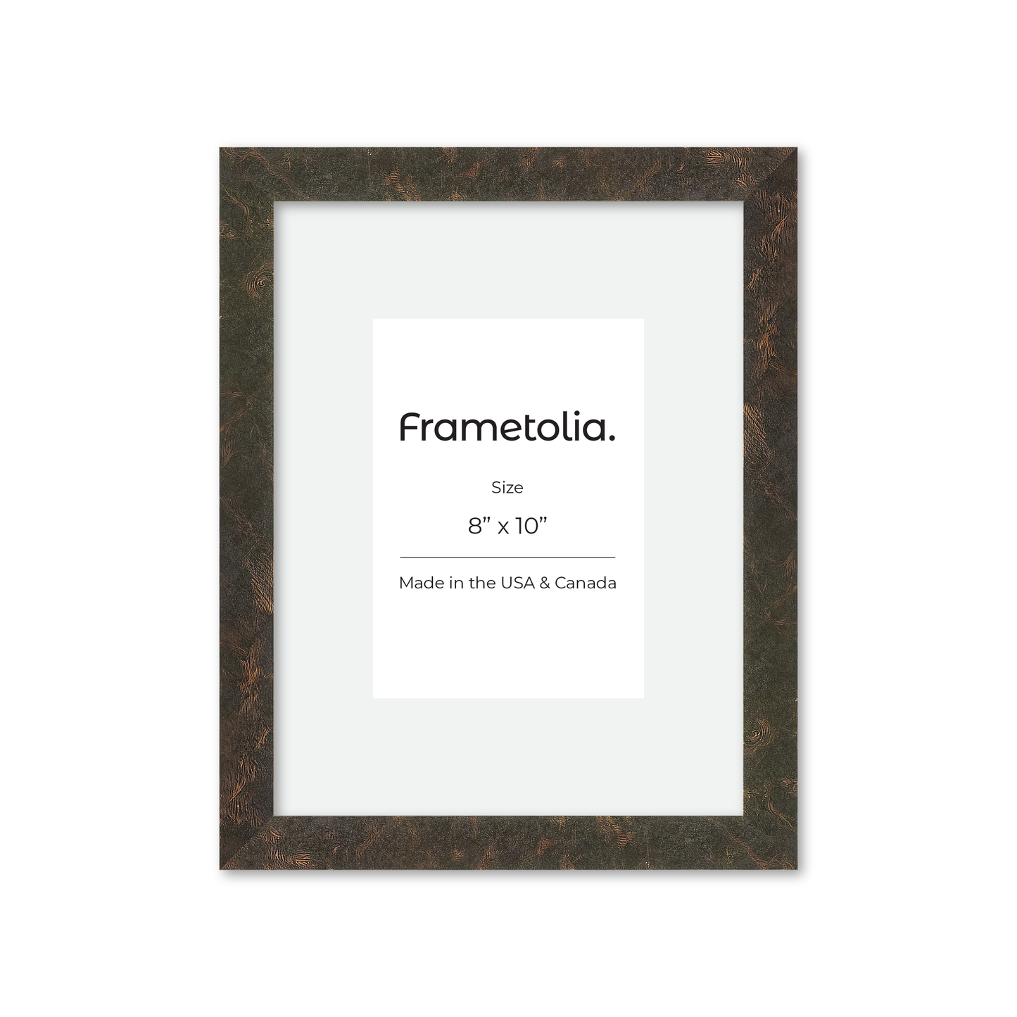 8" x 10" Rich Brown Vienna Wall Frame