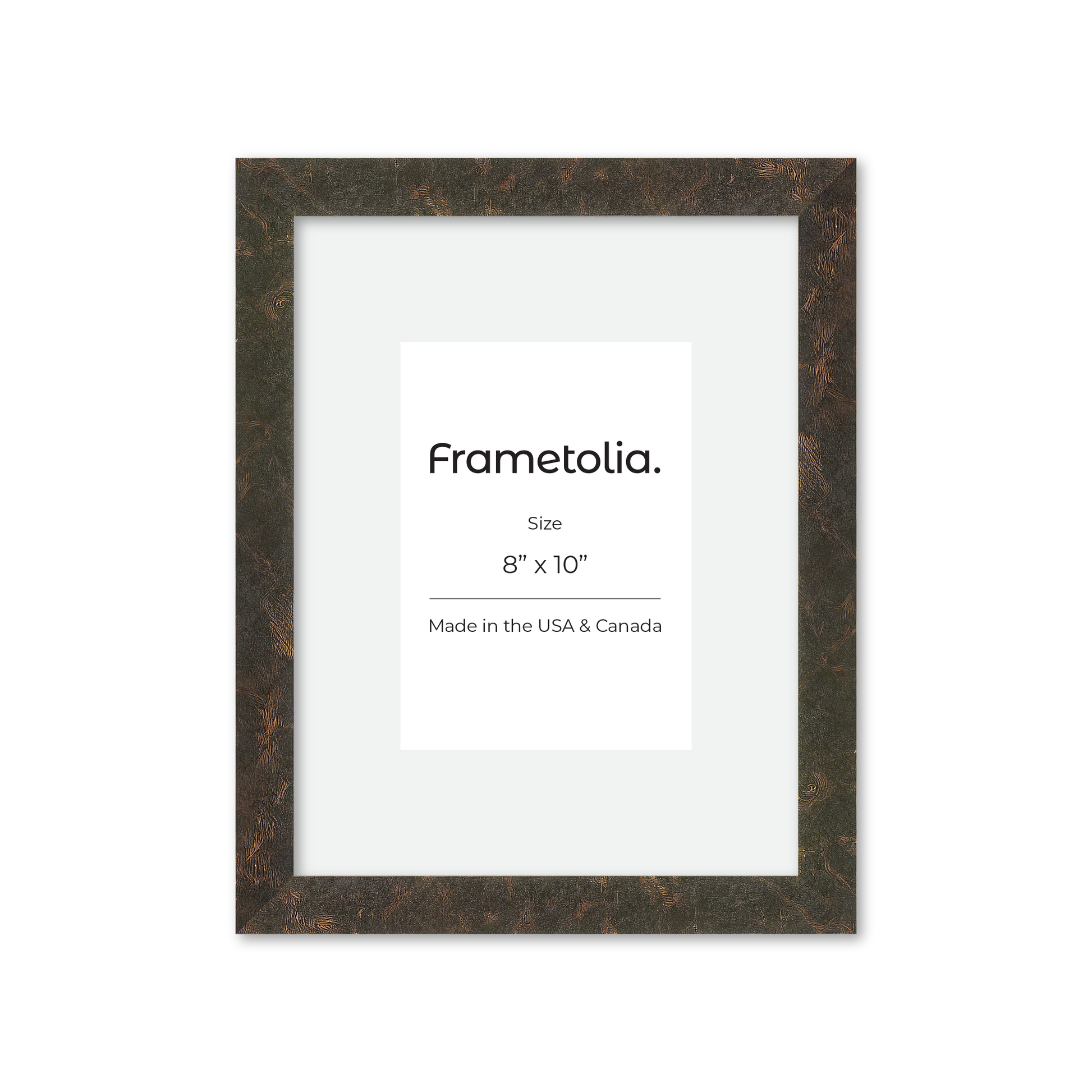8" x 10" Rich Brown Vienna Wall Frame