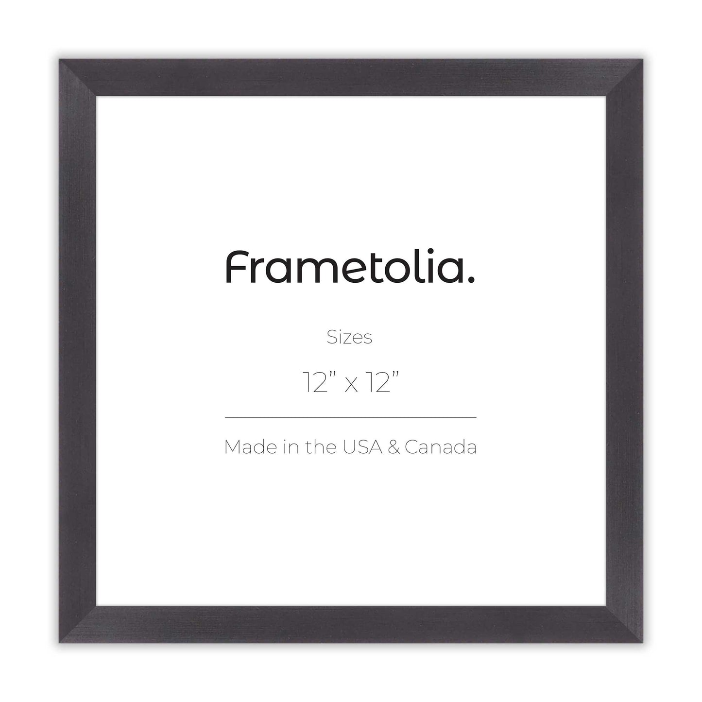 Weathered Zinc Narrow Width Wall Frame