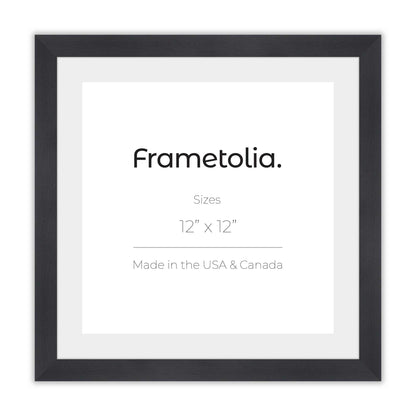[Color:Steel Black], Picture frame front