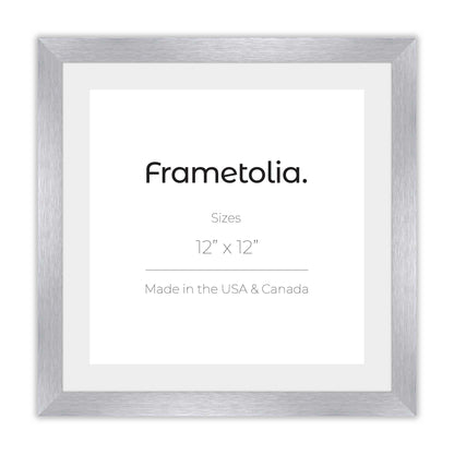 Steel Silver Narrow Width Wall Frame