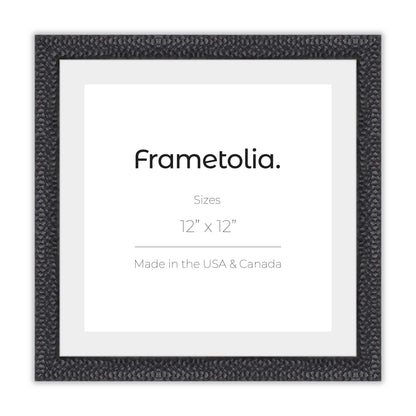 Hammered Black Medium Width Wall Frame
