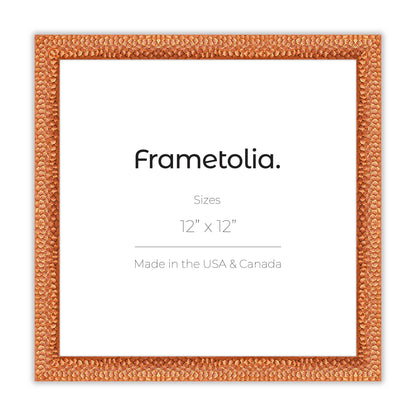 Hammered Copper Medium Width Wall Frame
