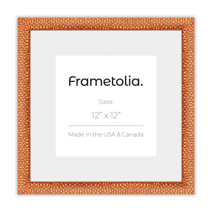 Hammered Copper Medium Width Wall Frame