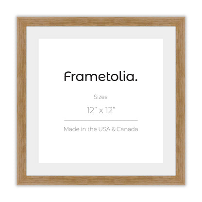 Natural Oak Narrow Width Wall Frame
