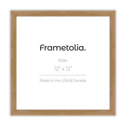 Natural Oak Narrow Width Wall Frame