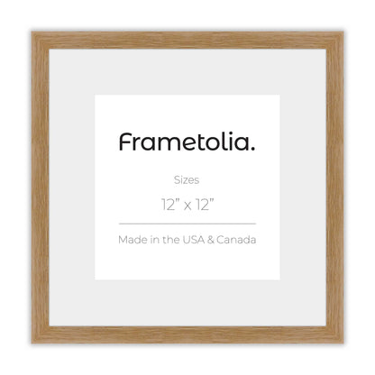 Natural Oak Narrow Width Wall Frame